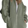 PRETTYGARDEN Women's Zip Up Y2K Hoodies Casual Long Sleeve Track Jackets With Pockets - Image 2