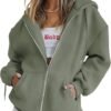 PRETTYGARDEN Women's Zip Up Y2K Hoodies Casual Long Sleeve Track Jackets With Pockets - Image 4