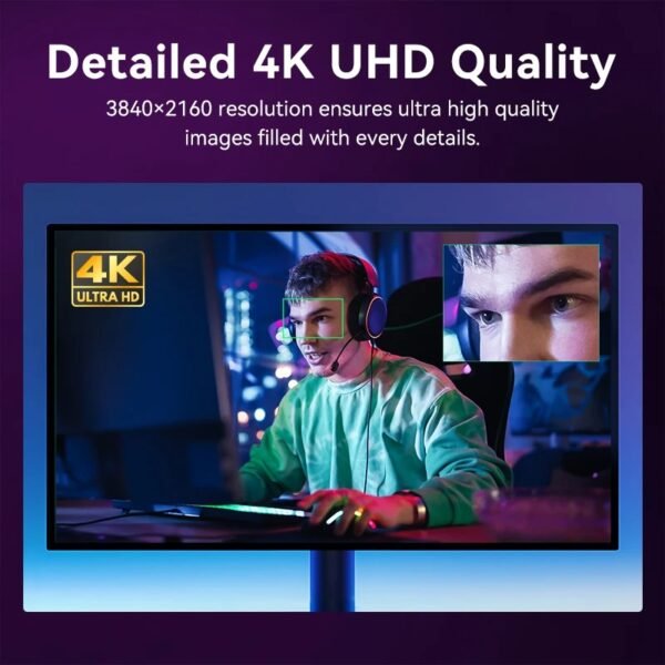 4K Webcam UHD Web Camera HDR Streaming USB Camera With Sony Sensor EMEET S800 Webcam With Dual Noise Cancelling Mics - Image 4