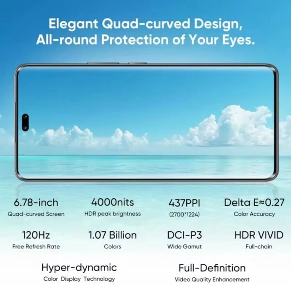 New Original Global Version Huawei Honor 200 Pro Snapdragon 8s Gen 3 6.78'' 120Hz AMOLED 50MP 5200mAh 100W NFC HONOR - Image 5